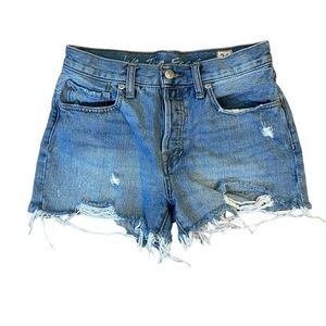 Women's Blue Denim Shorts by We The Free 26 🩷
